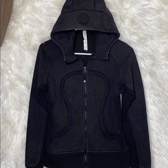 Lululemon Black Scuba Jacket Size 6 - Picture 1 of 7